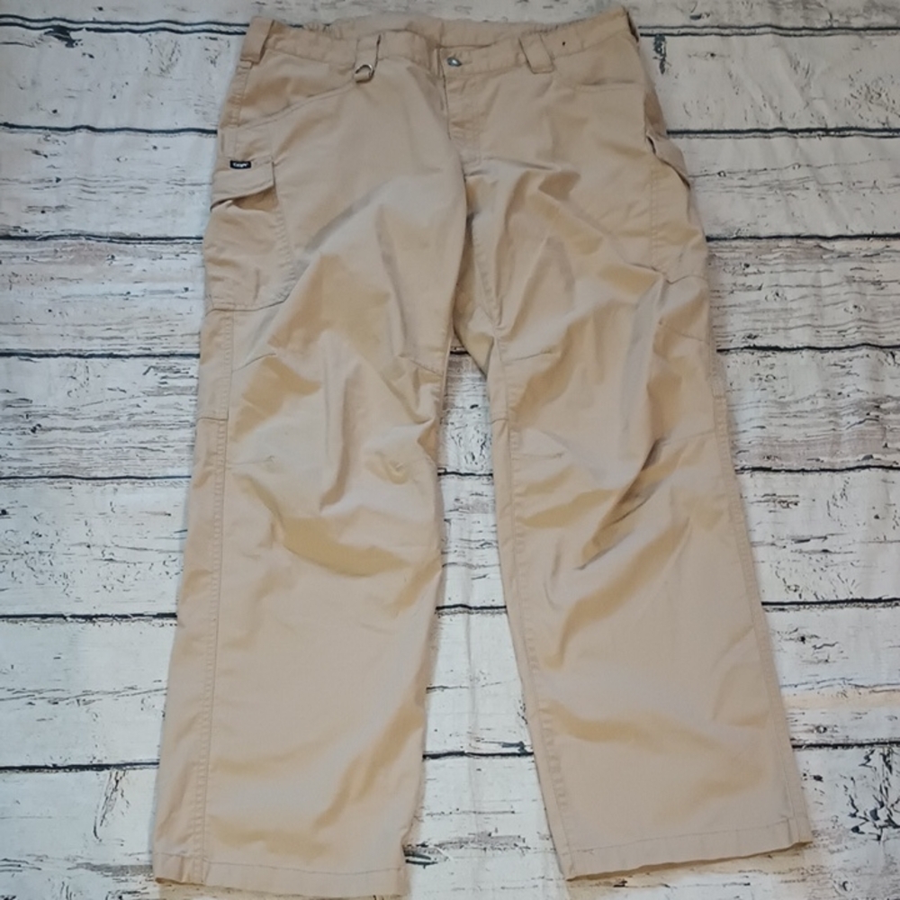 CQR Women's Tan Cargo Tactical Pants 16 L